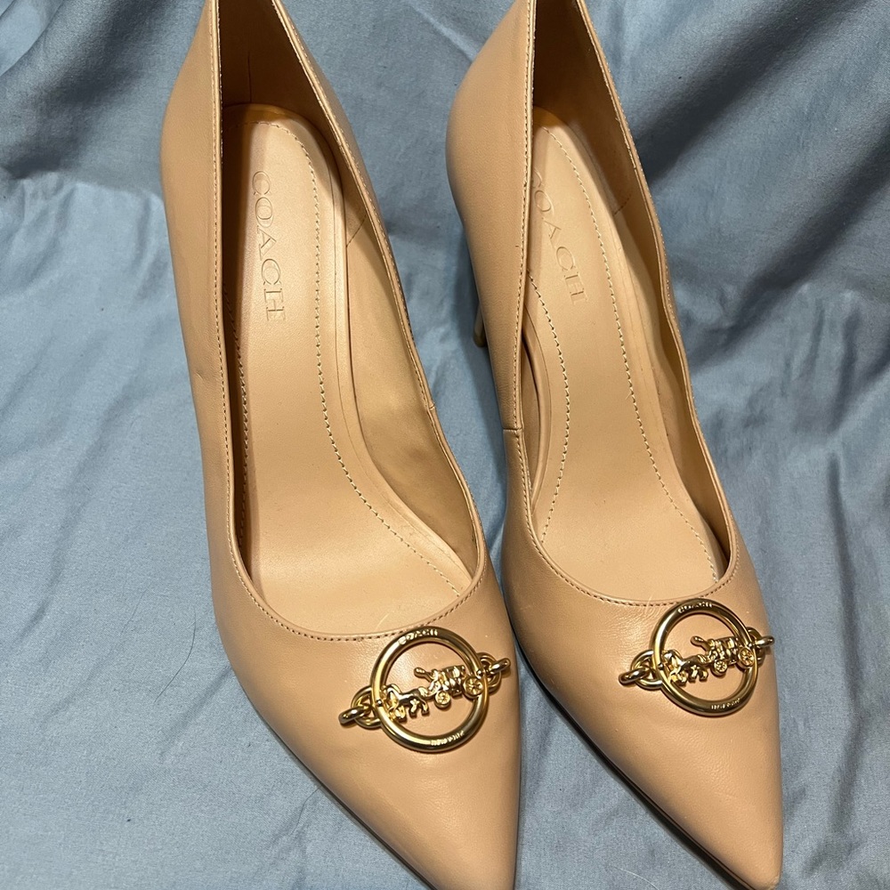Coach Audrey 90 pump, 1 in leather Sz 11 and 1 in Suede Sz 11 pump